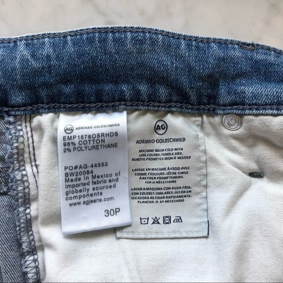 AG Adriano Goldschmied The Stevie High-Rise Skinny Ankle Jeans - Picture 12 of 14